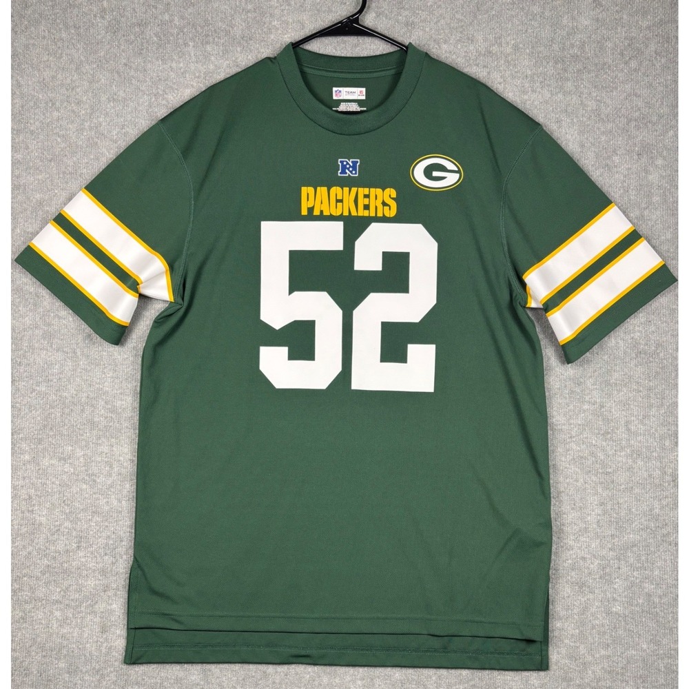 NFL Team Apparel Green Bay Packers Clay Matthews 52 Jersey Shirt‎ XL Green